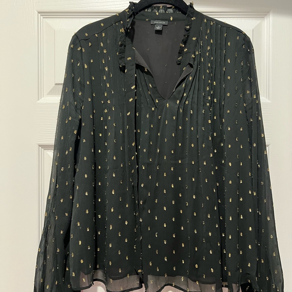 Ann Taylor Shimmer top Sz. M